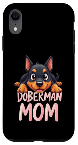Dobermann Mama Hund Dobermann Pinscher Mama Niedlicher Welpe Hülle für iPhone XR von Doberman Pinscher Fun Designs