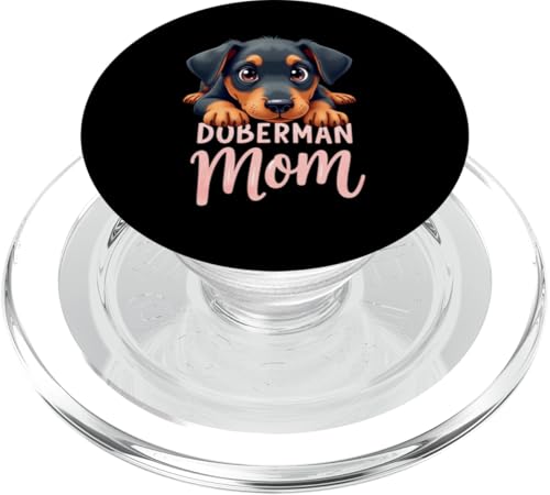 Dobermann Mama Hund Dobermann Pinscher Mama Niedlicher Welpe PopSockets PopGrip für MagSafe Dobermann Mama Hund Dobermann Pinscher Mama Niedlicher Welpe PopSockets PopGrip für MagSafe von Doberman Pinscher Fun Designs