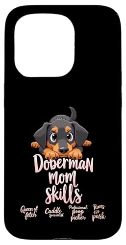 Lustiges Dobermann Mama Hund Dobermann Pinscher Mama Humor Zitat Hülle für iPhone 15 Pro Lustiges Dobermann Mama Hund Dobermann Pinscher Mama Humor Zitat Hülle für iPhone 15 Pro von Doberman Pinscher Fun Designs