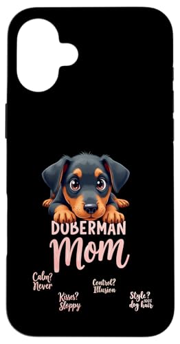 Lustiges Dobermann Mama Hund Dobermann Pinscher Mama Humor Zitat Hülle für iPhone 16 Plus Lustiges Dobermann Mama Hund Dobermann Pinscher Mama Humor Zitat Hülle für iPhone 16 Plus von Doberman Pinscher Fun Designs