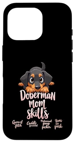 Lustiges Dobermann Mama Hund Dobermann Pinscher Mama Humor Zitat Hülle für iPhone 16 Pro Lustiges Dobermann Mama Hund Dobermann Pinscher Mama Humor Zitat Hülle für iPhone 16 Pro von Doberman Pinscher Fun Designs