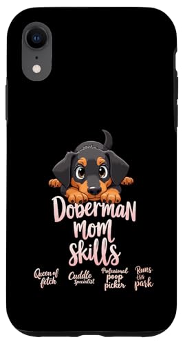 Lustiges Dobermann Mama Hund Dobermann Pinscher Mama Humor Zitat Hülle für iPhone XR Lustiges Dobermann Mama Hund Dobermann Pinscher Mama Humor Zitat Hülle für iPhone XR von Doberman Pinscher Fun Designs