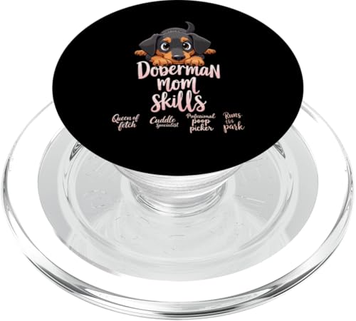 Lustiges Dobermann Mama Hund Dobermann Pinscher Mama Humor Zitat PopSockets PopGrip für MagSafe Lustiges Dobermann Mama Hund Dobermann Pinscher Mama Humor Zitat PopSockets PopGrip für MagSafe von Doberman Pinscher Fun Designs