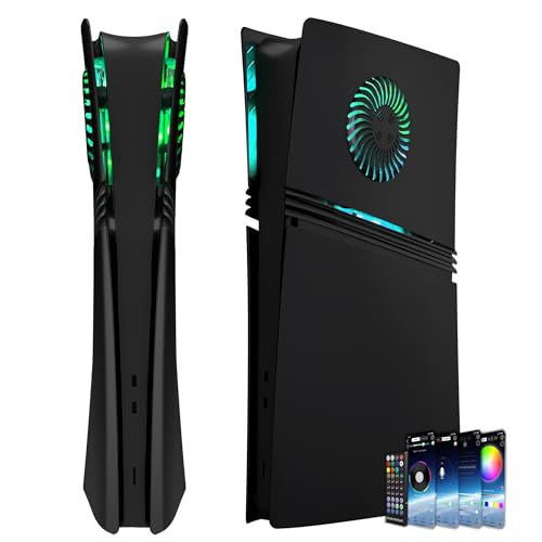 Faceplate für P5 Pro Digital Edition mit RGB-Lichtstreifen und Staubfilter mit Kühlungsöffnungen DOBEWINGDELOU 400+ Effekte LED-Lichtring Konsole Faceplate Abdeckung DIY Dekoration Kit Zubehör Schwarz Faceplate für P5 Pro Digital Edition mit RGB-Lichtstreifen und Staubfilter mit Kühlungsöffnungen DOBEWINGDELOU 400+ Effekte LED-Lichtring Konsole Faceplate Abdeckung DIY Dekoration Kit Zubehör Schwarz von Dobewingdelou