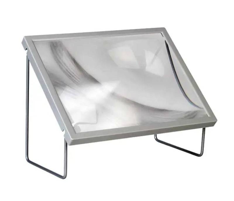 DocMed Standlupe Standlupe, Packung, 1-tlg., Flexibel einsetzbar, schwenkbar mit Neigungsbügeln, Hands-free Design, zweifache Vergrößerung von DocMed
