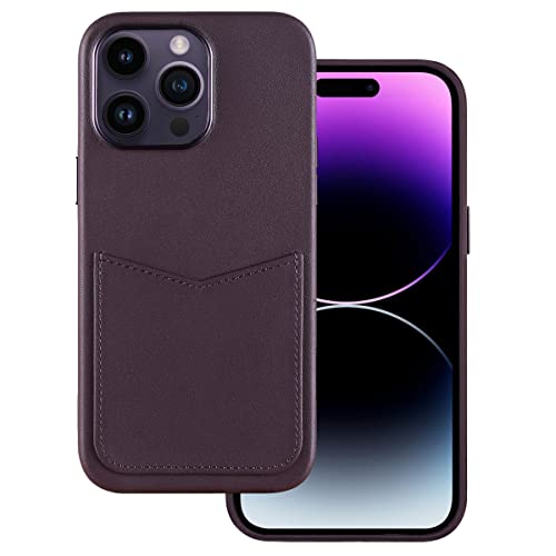 Docco Jette kompatibel mit iPhone 14 Pro Max Wallet Hülle, Italienischer Lederfall für iPhone 14 Pro Max mit Kartenhalter eingebaute Magnete für Magsafe-Deep Purple Docco Jette kompatibel mit iPhone 14 Pro Max Wallet Hülle, Italienischer Lederfall für iPhone 14 Pro Max mit Kartenhalter eingebaute Magnete für Magsafe-Deep Purple von Docco Jette