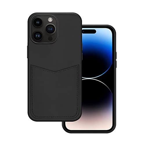 Docco Jette kompatibel mit iPhone 14 Pro Wallet Hülle, Italienischer Lederfall für iPhone 14 Pro mit Kartenhalter eingebaute Magnete für Magsafe-Mitternacht Docco Jette kompatibel mit iPhone 14 Pro Wallet Hülle, Italienischer Lederfall für iPhone 14 Pro mit Kartenhalter eingebaute Magnete für Magsafe-Mitternacht von Docco Jette