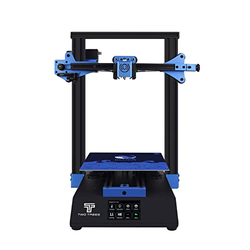 BLUER 3D-Drucker DIY-Kit Blechstruktur Leiser Druck 235 * 235 * 280 mm Bauvolumen Hohe Präzision mit 3,5-Zoll-Touchscreen Beheiztes Bett Fortsetzen des Druckens Filament-Auslauferkennungsfunktion von Docooler
