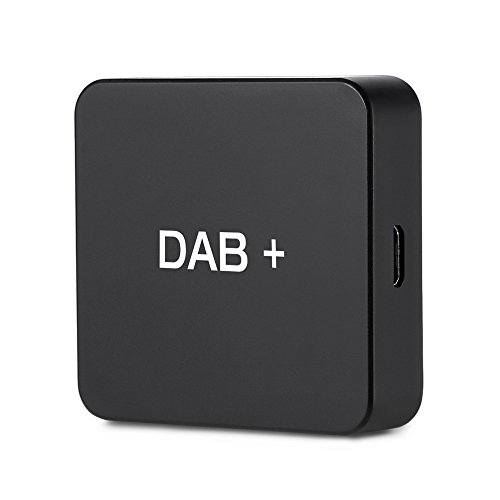 Car Kit Digital Audio Broadcast DAB DAB + Box Empfängeradapter mit Antenne für Autoradio Android 5.1 und höher, Digitaler Radio Antennentuner UKW-Übertragung USB (nur für Länder mit DAB-Signal) von Docooler