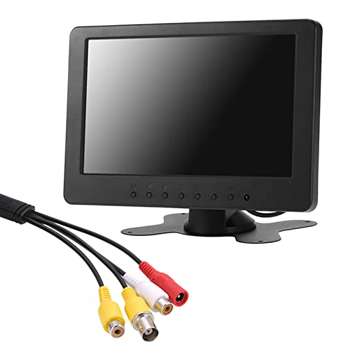 Docooler 7 Zoll TFT LCD Monitor Bildschirm 16: 9 1024 * 600 BNC AV Video Audio für PC-Sicherheit VCD DVD EU-Stecker von Docooler