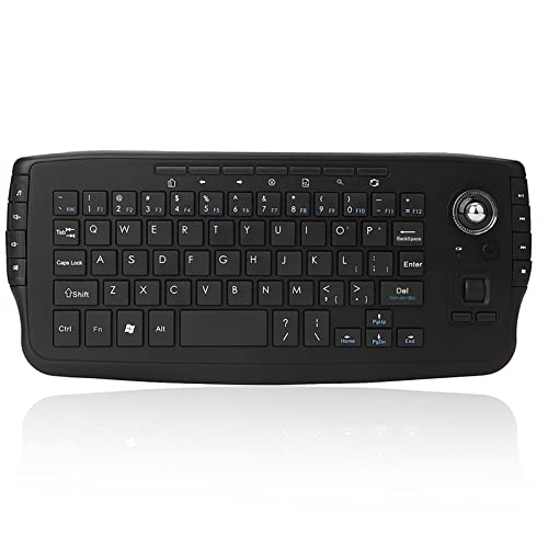 Docooler E30 2,4 GHz Wireless Keyboard mit Trackball Maus Scrollrad Fernbedienung für Android TV Box Smart TV PC Notebook von Docooler