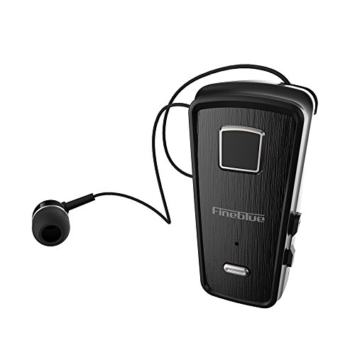 Docooler Fineblue F980 Clip-on Kopfhörer Bluetooth 4.0 Kopfhörer Kabel Retractable Kopfhörer Stereo Musik Headsets Vibrationsalarm Hands-Free w/Mikrofon Multi-Point-Verbindung von Docooler