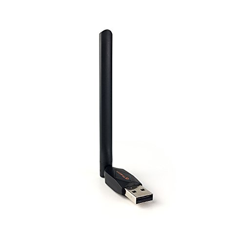 Docooler GTMEDIA USB WiFi Dongle 150Mbps USB2.0 Wireless Netzwerk WiFi Adapter Ethernet 802.11b / g/n mit Antenne für DVB-S2 STB von Docooler