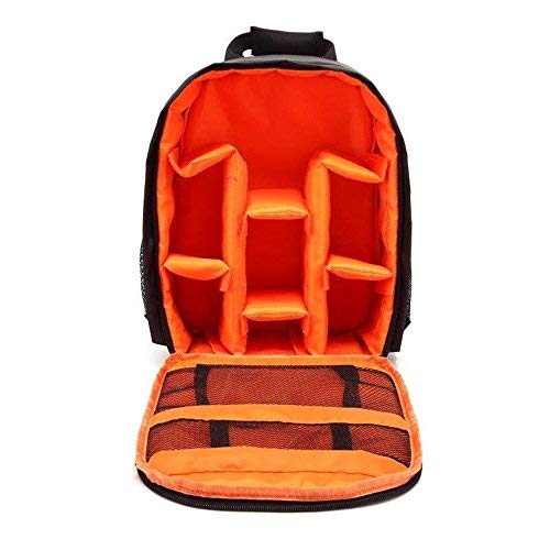 Docooler Kamerarucksack,wasserdichte Atmungsaktive Kamera Rucksäcke DSLR Digitalkamera Digital Rucksack für Canon Nikon Sony SLR Spiegelreflexkamera(Orange) von Docooler