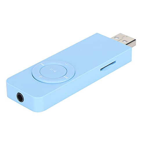 Docooler MP3-Musik-Player, tragbar, mit Kordel zum Musikhören (blau) von Docooler