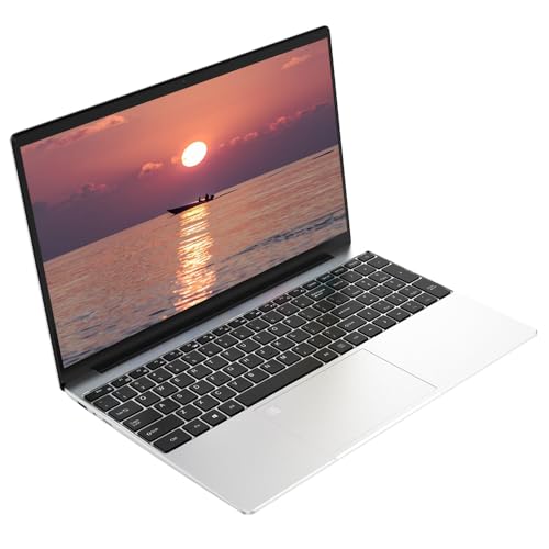 Docooler N15 Air Laptop-Computer 15,6 Zoll FHD IPS-Bildschirm 1920 x 1080 Display 16 GB DDR4 512 GB SSD Windows 11 Laptop mit Intel N95 12. Alder Lake-N Prozessor 2,4 G/5 GHz WiFi 5800 mAh Akku Weiße von Docooler