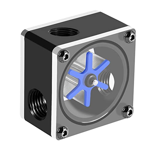 Docooler Wasserzähler für PC, Computer-Wasserkühler mit G1/4-Gewinde, 6-Wege-Tester für PC-Wasserkühler Docooler Wasserzähler für PC, Computer-Wasserkühler mit G1/4-Gewinde, 6-Wege-Tester für PC-Wasserkühler von Docooler