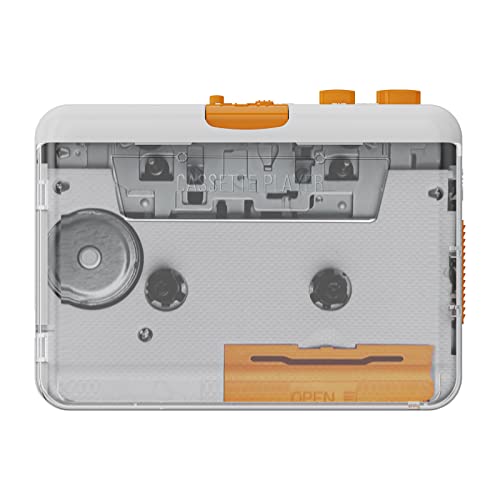 Tragbare Kassettenspieler, Mono/Zweikanal-Kassette zu MP3/CD-Recorder über USB Kompatibel mit Laptops und PC, 218SP Cassette Tape-to-MP3 Converter Recorder via PC Cassette Tape Player mit Kopfhörer von Docooler