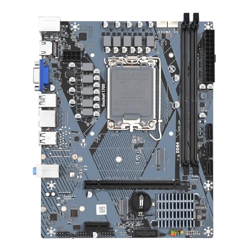 docooler DDR4 H610M Computer-Motherboard LGA1700 CPU Dual Channel Dual M.2-Schnittstelle Starke Kompatibilität Hochwertige All-Solid-Kondensatoren Hochgeschwindigkeitsübertragung Hochklares visuelles docooler DDR4 H610M Computer-Motherboard LGA1700 CPU Dual Channel Dual M.2-Schnittstelle Starke Kompatibilität Hochwertige All-Solid-Kondensatoren Hochgeschwindigkeitsübertragung Hochklares visuelles von Docooler
