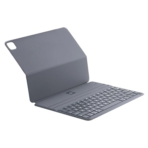 docooler Schutzhülle mit Tastatur kompatibel mit 12.9 Hülle mit magnetischer Tastatur mit Trackpad Hülle mit BT-Tastatur aus Leder für Tablet von Docooler