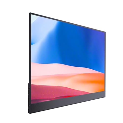 docooler Tragbarer Monitor 15,6 Zoll IPS-Bildschirm 1080P Externes Display Ultradünner erweiterter Monitor Kompatibel mit Switch/PS4/XBOX Bildwiederholfrequenz 60 Hz 63% sRGB Doppelte Lautsprecher von Docooler