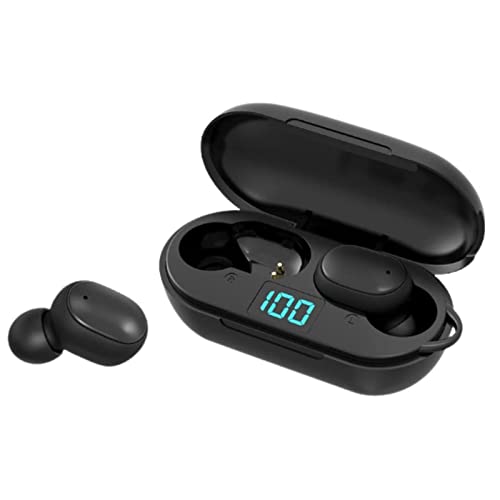 docooler True Wireless Kopfhörer Sportkopfhörer Schweißfeste In-Ear-Kopfhörer mit Mikrofon Ladehülle Display Batterie von Docooler