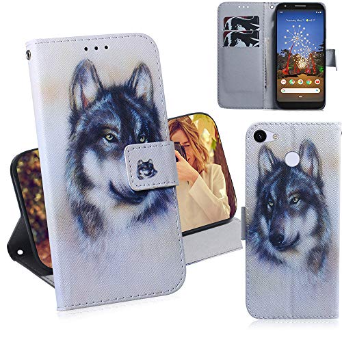 DodoBuy Google Pixel 3A Hülle Flip PU Leder Schutzhülle Handy Tasche Case Cover Wallet Standfunktion mit Kartenfächer Magnetverschluss für Google Pixel 3A - Wolf DodoBuy Google Pixel 3A Hülle Flip PU Leder Schutzhülle Handy Tasche Case Cover Wallet Standfunktion mit Kartenfächer Magnetverschluss für Google Pixel 3A - Wolf von DodoBuy