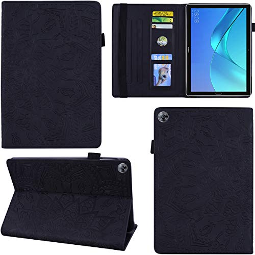DodoBuy Hülle für Huawei MediaPad M5 10/10 Pro 10,8" Tablet, Mandala Muster Flip Smart Cover PU Leder Schutzhülle Tasche Multi-Winkel Wallet Case Ständer mit Kartenfächer - Schwarz DodoBuy Hülle für Huawei MediaPad M5 10/10 Pro 10,8" Tablet, Mandala Muster Flip Smart Cover PU Leder Schutzhülle Tasche Multi-Winkel Wallet Case Ständer mit Kartenfächer - Schwarz von DodoBuy