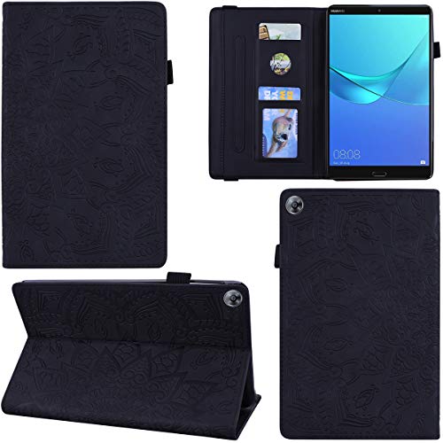 DodoBuy Hülle für Huawei MediaPad M5 8,4", Mandala Muster Flip Smart Cover PU Leder Schutzhülle Tasche Brieftasche Multi-Winkel Wallet Case Ständer mit Kartenfächer - Schwarz DodoBuy Hülle für Huawei MediaPad M5 8,4", Mandala Muster Flip Smart Cover PU Leder Schutzhülle Tasche Brieftasche Multi-Winkel Wallet Case Ständer mit Kartenfächer - Schwarz von DodoBuy