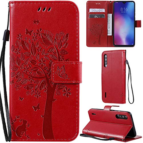 DodoBuy Hülle für Xiaomi Mi A3 Katze Baum Muster Flip PU Leder Schutzhülle Handy Tasche Case Cover Standfunktion mit Kartenfächer - Rot DodoBuy Hülle für Xiaomi Mi A3 Katze Baum Muster Flip PU Leder Schutzhülle Handy Tasche Case Cover Standfunktion mit Kartenfächer - Rot von DodoBuy