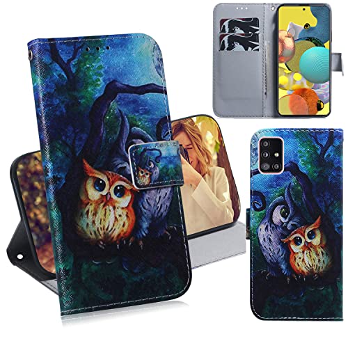 DodoBuy Samsung Galaxy A51 5G Hülle Flip PU Leder Schutzhülle Handy Tasche Case Cover Wallet Standfunktion mit Kartenfächer Magnetverschluss für Samsung Galaxy A51 5G - Eule DodoBuy Samsung Galaxy A51 5G Hülle Flip PU Leder Schutzhülle Handy Tasche Case Cover Wallet Standfunktion mit Kartenfächer Magnetverschluss für Samsung Galaxy A51 5G - Eule von DodoBuy