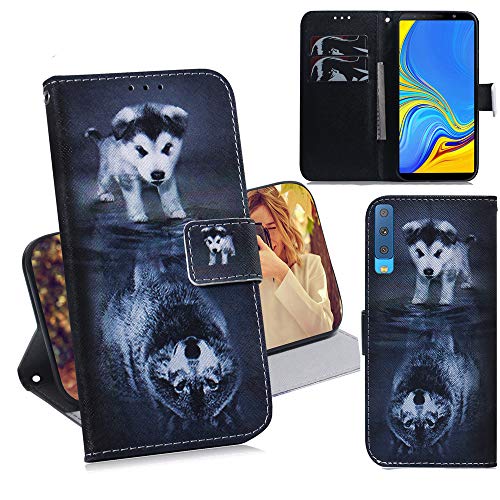 DodoBuy Samsung Galaxy A7 2018 Hülle Flip PU Leder Schutzhülle Handy Tasche Case Cover Wallet Standfunktion mit Kartenfächer Magnetverschluss für Samsung Galaxy A7 2018 - Hund Wolf DodoBuy Samsung Galaxy A7 2018 Hülle Flip PU Leder Schutzhülle Handy Tasche Case Cover Wallet Standfunktion mit Kartenfächer Magnetverschluss für Samsung Galaxy A7 2018 - Hund Wolf von DodoBuy