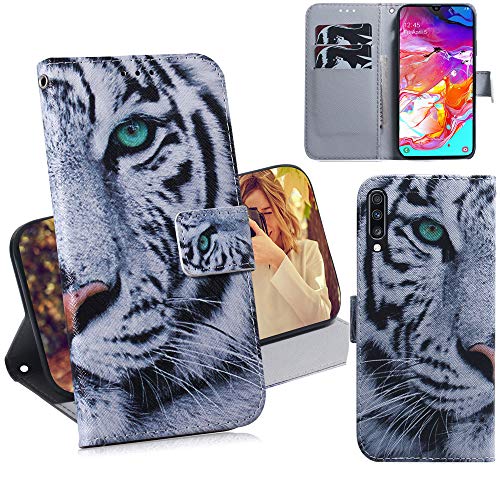 DodoBuy Samsung Galaxy A70 Hülle Flip PU Leder Schutzhülle Handy Tasche Case Cover Wallet Standfunktion mit Kartenfächer Magnetverschluss für Samsung Galaxy A70 - Tiger DodoBuy Samsung Galaxy A70 Hülle Flip PU Leder Schutzhülle Handy Tasche Case Cover Wallet Standfunktion mit Kartenfächer Magnetverschluss für Samsung Galaxy A70 - Tiger von DodoBuy