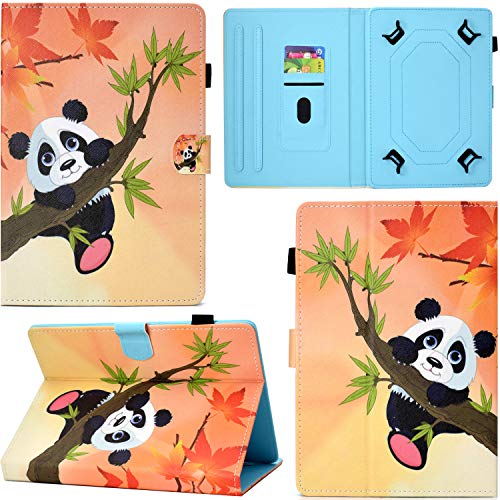 DodoBuy Universal Hülle für 9,7" 10" 10,1" Zoll Android Tablets, PU Leder Flip Cover Schutzhülle Tasche Brieftasche Wallet Case Schale Ständer mit Kartenfächer Magnetverschluss - Panda Baum DodoBuy Universal Hülle für 9,7" 10" 10,1" Zoll Android Tablets, PU Leder Flip Cover Schutzhülle Tasche Brieftasche Wallet Case Schale Ständer mit Kartenfächer Magnetverschluss - Panda Baum von DodoBuy