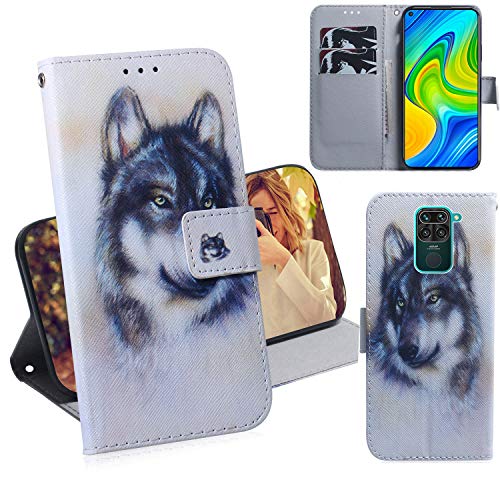DodoBuy Xiaomi Redmi Note 9 Hülle Flip PU Leder Schutzhülle Handy Tasche Case Cover Wallet Standfunktion mit Kartenfächer Magnetverschluss für Xiaomi Redmi Note 9 - Wolf DodoBuy Xiaomi Redmi Note 9 Hülle Flip PU Leder Schutzhülle Handy Tasche Case Cover Wallet Standfunktion mit Kartenfächer Magnetverschluss für Xiaomi Redmi Note 9 - Wolf von DodoBuy