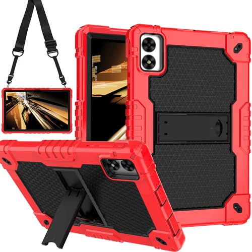Doemoil Schutzhülle für Vortex ZTAB10/Vortex T10M PRO 25,7 cm (10,1 Zoll) Tablet, Hybrid-Hülle, stoßfest, mit integriertem Ständer, Schultergurt, für Vortex ZTab 10/Vortex T10M Pro 10,1 Zoll Tablet, von Doemoil