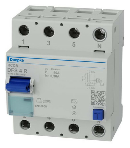 Doepke DFS4 040-4/0,30-A R FI-Schutzschalter von Doepke
