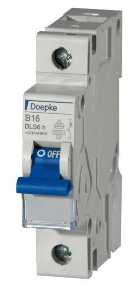 Doepke DLS 6h B16-1 LS-Schalter 6KA 1pol. B-16A von Doepke