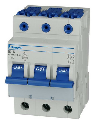 Doepke DLS 6hsl B16-3 LS-Schalter 6KA 3p. B16A Doepke DLS 6hsl B16-3 LS-Schalter 6KA 3p. B16A von Doepke