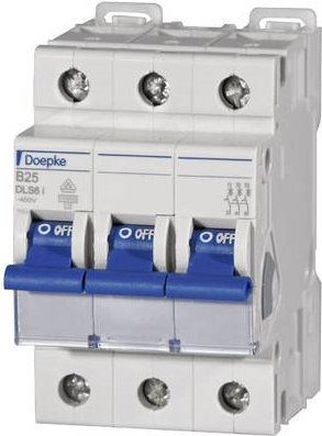 Doepke DLS 6i B16-3 Stromunterbrecher Miniatur-Leistungsschalter B-type (09916113) von Doepke