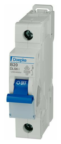 Doepke DLS 6i B20-1 LS-Schalter 10KA 1p. B-20A von Doepke
