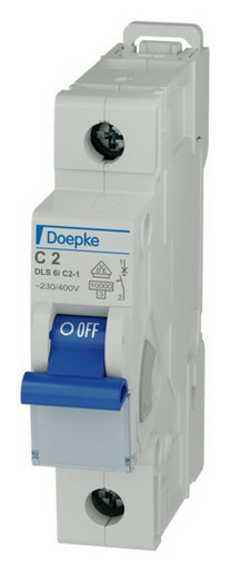Doepke DLS 6i C02-1 LS-Schalter 10KA 1p. C-2A von Doepke