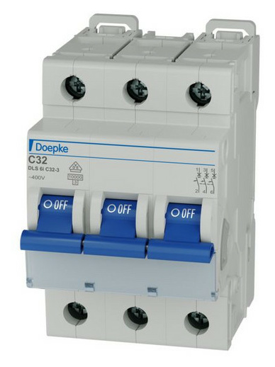 Doepke DLS 6i C32-3 LS-Schalter 10KA 3p. C-32A Doepke DLS 6i C32-3 LS-Schalter 10KA 3p. C-32A von Doepke