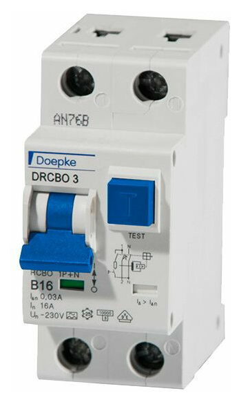 Doepke DRCBO 3 B16/0,03/1N-A FI-/LS-Kombination von Doepke