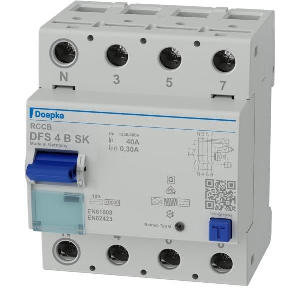 Doepke FI-Schalter DFS4 040-4/0,30-B SK 09136998 Doepke FI-Schalter DFS4 040-4/0,30-B SK 09136998 von Doepke