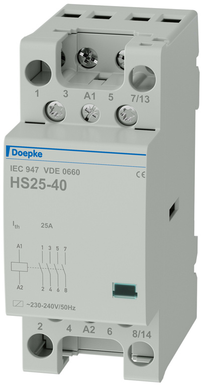 Doepke HS 2-230AC/25-40 Schütz 230VAC 25A 4S von Doepke