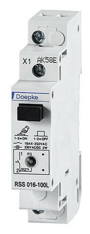 Doepke RSS 016-100L Steuerschalter 16A 1S LED von Doepke