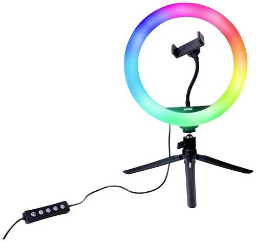 DÖRR Vlogging Kit VL-26 RGB LED Ringleuchte Anzahl LEDs=130 DÖRR Vlogging Kit VL-26 RGB LED Ringleuchte Anzahl LEDs=130 von Dörr