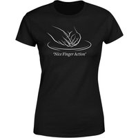 Nice Finger Action Women's T-Shirt - Black - 3XL von Does It Fry