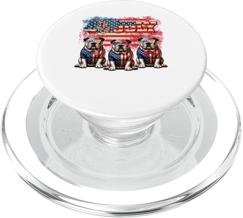 4. Juli US-Flagge Drei niedliche Bulldoggen Sonnenbrille Besitzer PopSockets PopGrip für MagSafe 4. Juli US-Flagge Drei niedliche Bulldoggen Sonnenbrille Besitzer PopSockets PopGrip für MagSafe von Dog 4th Of July Costume